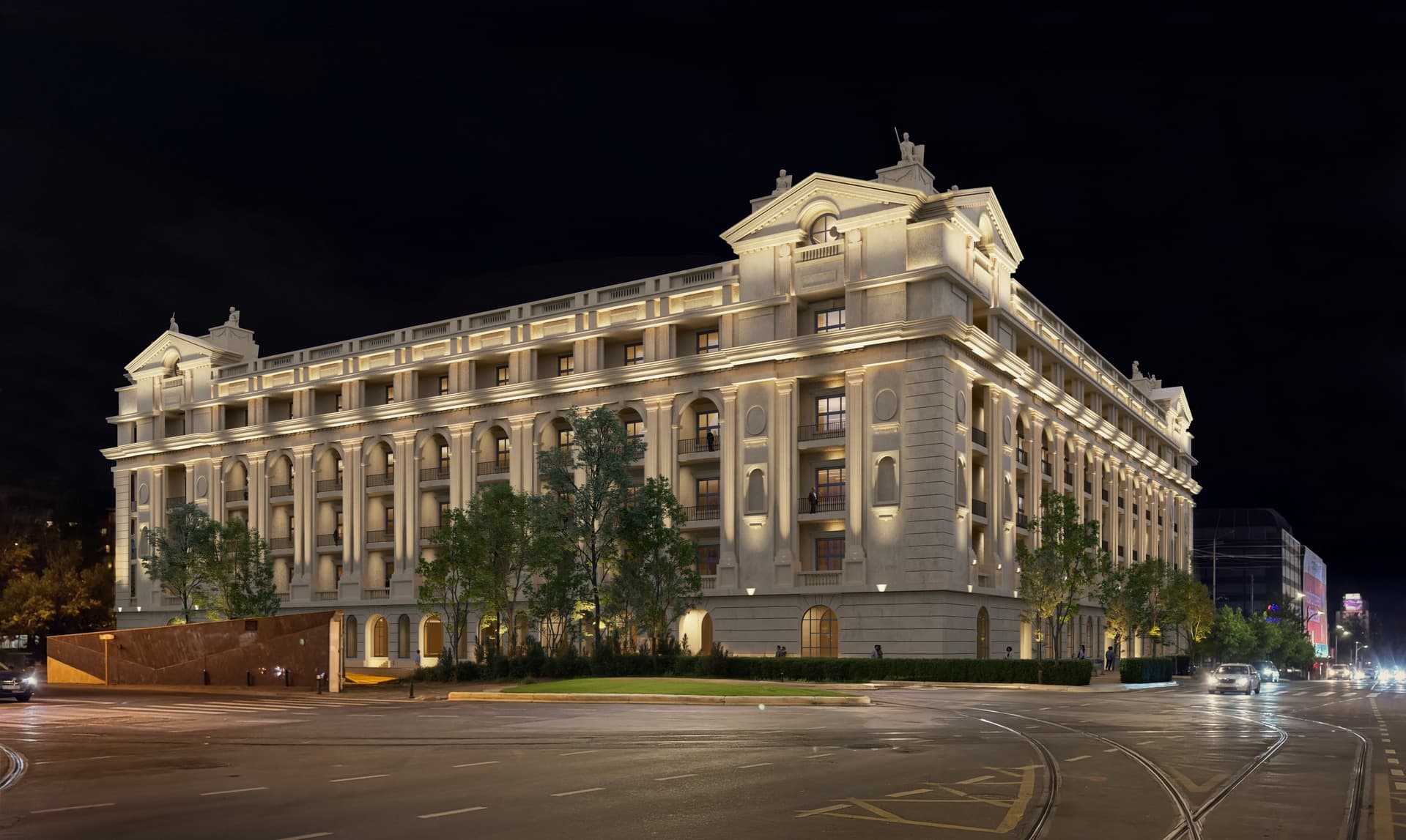 Unirea Business Center — architectural render